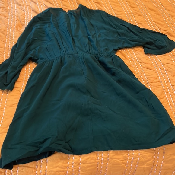 Pine Green BBDakota Sleeve Dress. Size 0 - Picture 3 of 6